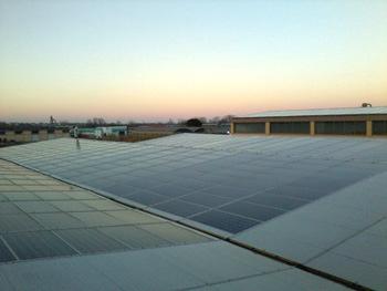 Impianto Fotovoltaico su tetto da 250 kWp in Abruzzo
