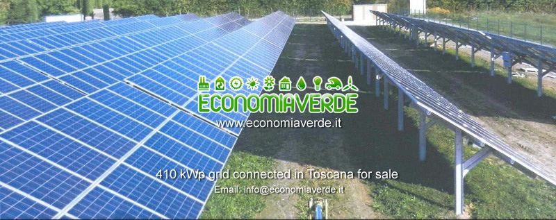 Vendita Impianto Fotovoltaico da 410 kWp in Toscana