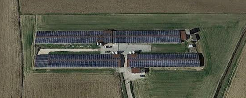 Impianto Fotovoltaico su tetto da 400 kWp in Veneto